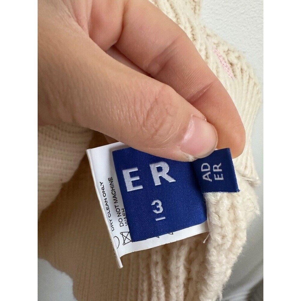 Ader Error Chunky Knit Patchwork Wool Cable Knit … - image 5